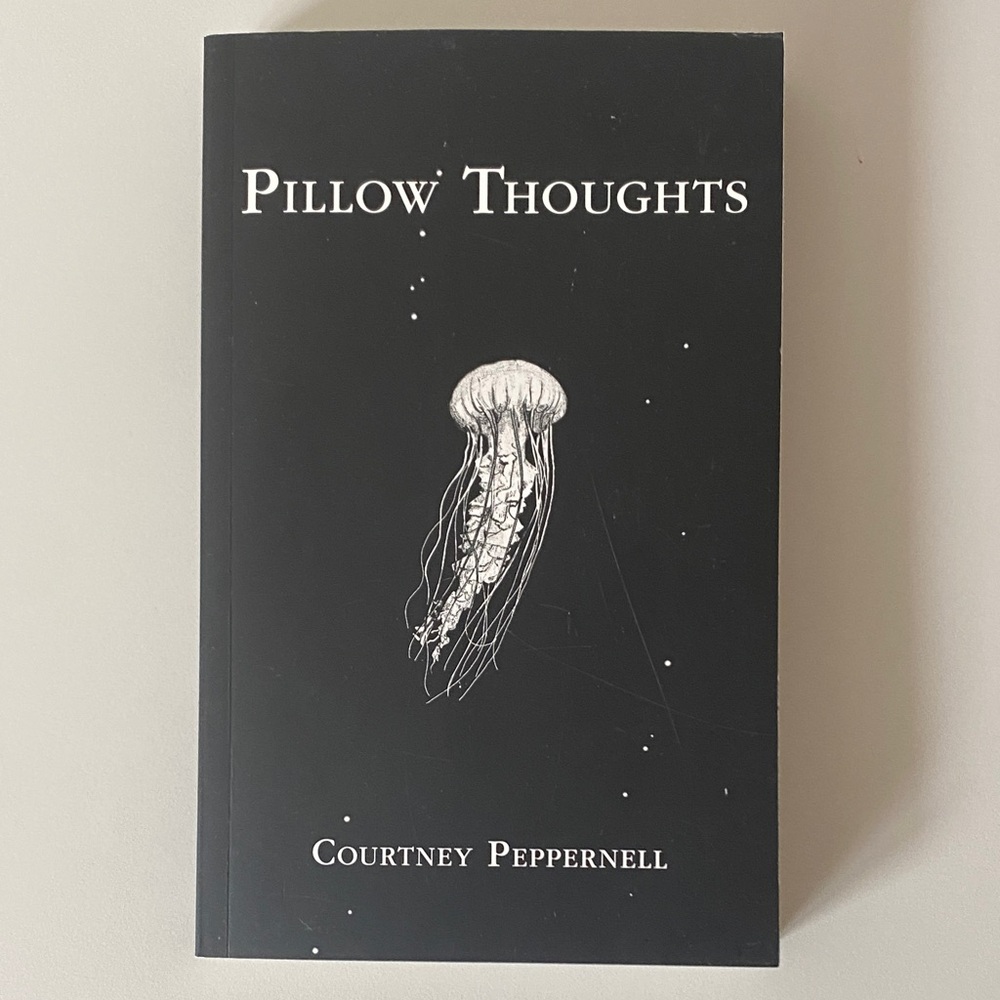 Black Pillow Thoughts Book by Courtney Peppernell